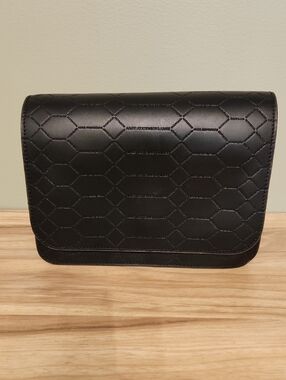 Aimee Kestenberg Black Quilted Crossbody Bag